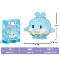 Building Toys Animal Cartoon Plastic Toys sku image 27