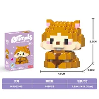 Building Toys Animal Cartoon Plastic Toys sku image 35