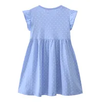 Girl'S Cute Rabbit Round Dots Flower Cotton Girls Dresses main image 2