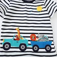 Boy'S Cute Animal Cartoon Car Printing Cotton main image 3