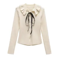 Women's Sweater Long Sleeve Sweaters & Cardigans Classical Classic Style Solid Color sku image 1