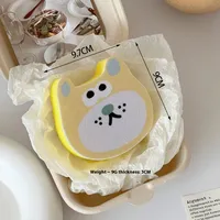 Cute Animal Sponge Cleaning Cloths Scrub Sponge 1 Piece sku image 1