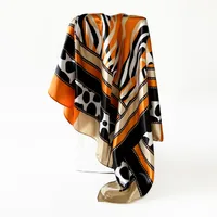 Women's Hip-Hop Vacation Leopard Satin Printing Bandanas sku image 3