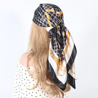 Women's Hip-Hop Vacation Leopard Satin Printing Bandanas sku image 10
