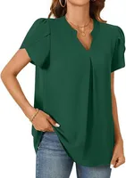 Women's Pullovers Three-Quarter Sleeve Blouses Casual Style Japanese And Korean Leisure Solid Color sku image 7