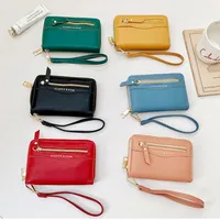 Women's Solid Color Pu Leather Zipper main image 1