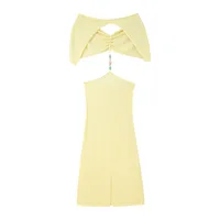 Women's Sheath Dress Elegant Strapless Sleeveless Solid Color Maxi Long Dress Holiday Daily Selfie main image 3