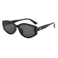 Casual Retro Streetwear Solid Color Pc Cat Eye Full Frame Glasses main image 5