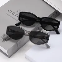 Casual Retro Streetwear Solid Color Pc Cat Eye Full Frame Glasses main image 3