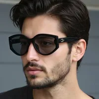 Casual Retro Streetwear Solid Color Pc Cat Eye Full Frame Glasses main image 1