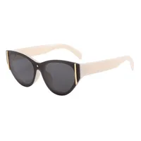 Streetwear Affordable Luxury Style Advanced Sense Solid Color Pc Cat Eye Full Frame Glasses main image 7