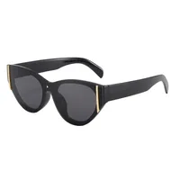 Streetwear Affordable Luxury Style Advanced Sense Solid Color Pc Cat Eye Full Frame Glasses main image 6