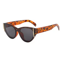 Streetwear Affordable Luxury Style Advanced Sense Solid Color Pc Cat Eye Full Frame Glasses sku image 4