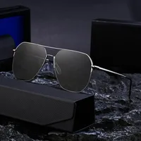 Streetwear Geometric UV400 Protection Nylon Square Half Frame Glasses main image 2