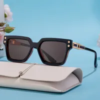 Streetwear Geometric Tac UV400 Protection Square Full Frame Glasses main image 2