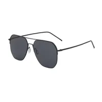 Streetwear Geometric UV400 Protection Nylon Square Half Frame Glasses main image 4
