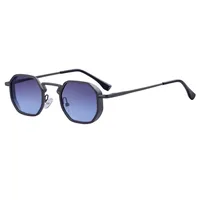 Hip-Hop Vacation Pc Gradient Tinted Lenses Square Full Frame Glasses main image 4