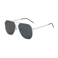 Streetwear Geometric UV400 Protection Nylon Square Half Frame Glasses sku image 5