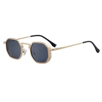 Hip-Hop Vacation Pc Gradient Tinted Lenses Square Full Frame Glasses sku image 5