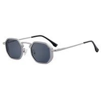 Hip-Hop Vacation Pc Gradient Tinted Lenses Square Full Frame Glasses sku image 8