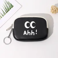 Unisex Vocabulary Words/Name Eye Pu Leather Zipper sku image 4