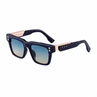 Solid Color Pc Square Full Frame Glasses sku image 3