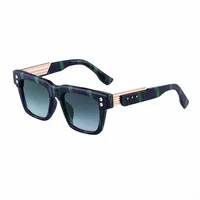Solid Color Pc Square Full Frame Glasses sku image 7