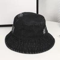 Unisex Casual Retro Solid Color Wide Eaves Bucket Hat sku image 1