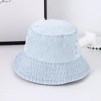 Unisex Casual Retro Solid Color Wide Eaves Bucket Hat sku image 3