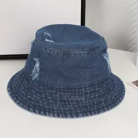 Unisex Casual Retro Solid Color Wide Eaves Bucket Hat sku image 2