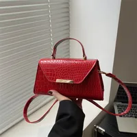 Women's Small Pu Leather Solid Color Streetwear Sewing Thread Square Flip Cover Shoulder Bag main image 2