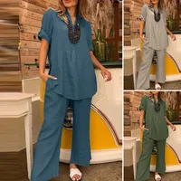 Casual Office Daily Women's Temperament Commuter Urban Style Solid Color Cotton Leisure Suit Shorts Sets main image 1