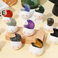 1 Piece Moon Indoor Daily Crystal Gypsum Cute main image 1