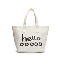 Women's Large Canvas Vocabulary Words/Name Preppy Style Streetwear Square Open Tote Bag sku image 5