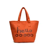 Women's Large Canvas Vocabulary Words/Name Preppy Style Streetwear Square Open Tote Bag sku image 3