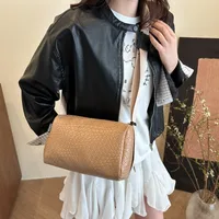 Women's Medium PU Solid Color Elegant Streetwear Square Zipper Pillow Shape Bag main image 3