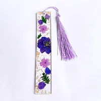 1 Piece Flower School Graduation Resin Pastoral Simple Style Bookmark main image 5