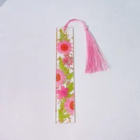 1 Piece Flower School Graduation Resin Pastoral Simple Style Bookmark sku image 3