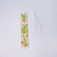 1 Piece Flower School Graduation Resin Pastoral Simple Style Bookmark sku image 6