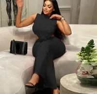 Women's A- Line Skirt Midriff Outfit Backless Dress Elegant Round Neck Sleeveless Solid Color Maxi Long Dress Daily Street main image 3