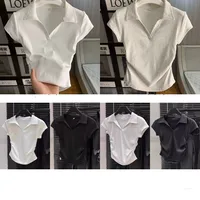 Women's T-shirt Short Sleeve T-Shirts Casual Solid Color main image 1
