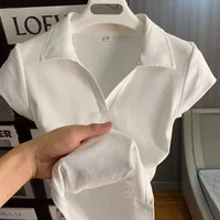 Women's T-shirt Short Sleeve T-Shirts Casual Solid Color main image 3