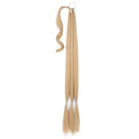 Women's Casual Casual Holiday High Temperature Wire Ponytail Wigs main image 3