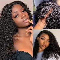 Women's Sweet Holiday Party High Temperature Wire Centre Parting Long Curly Hair Wigs main image 3
