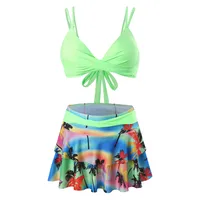 Women's Ditsy Floral Sexy High Waist Swimwear sku image 17