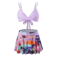 Women's Ditsy Floral Sexy High Waist Swimwear sku image 3