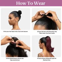 Women's Simple Style Street High Temperature Wire Ponytail Wigs main image 4
