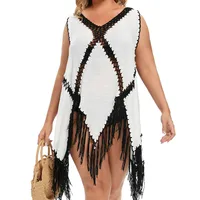 Women's Solid Color Hawaiian Sexy Beach Cover Ups sku image 1