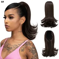 Women's Simple Style Street High Temperature Wire Ponytail Wigs sku image 5