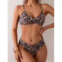Women's Leopard 2 Pieces Set Swimwear main image 5